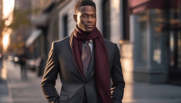 Comment réussir à porter une écharpe avec un costume homme ?