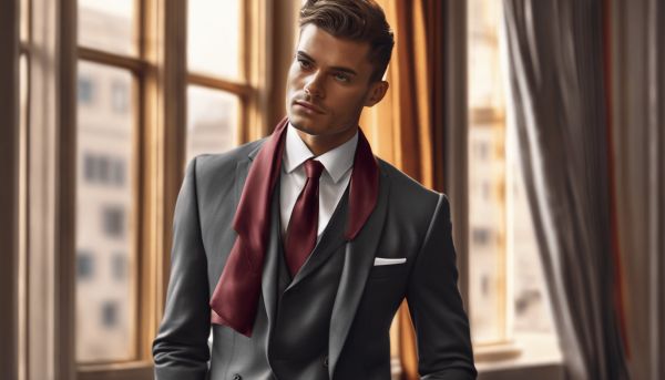 Costume avec foulard chic : ajoutez une touche élégante à votre look